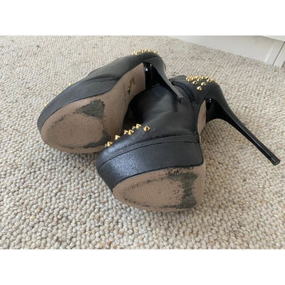 Pre-owned Kurt Geiger Black Leather Ankle Boots