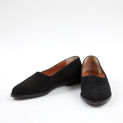 Pre-owned Robert Clergerie Flats In Black