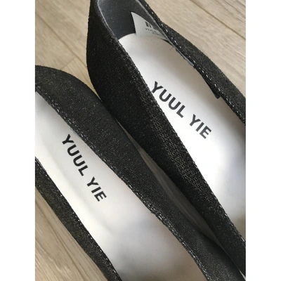 Pre-owned Yuul Yie Leather Heels In Black