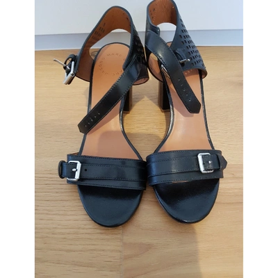 Pre-owned Marc By Marc Jacobs Leather Sandals In Black