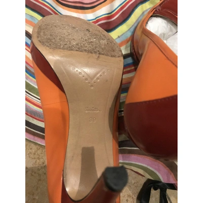 Pre-owned Paul Smith Leather Heels In Orange