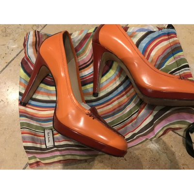 Pre-owned Paul Smith Leather Heels In Orange