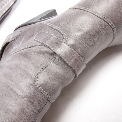 Pre-owned Belstaff Grey Leather Boots