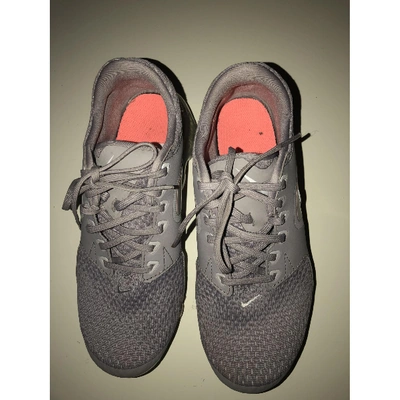 Pre-owned Nike Air Vapormax Grey Cloth Trainers