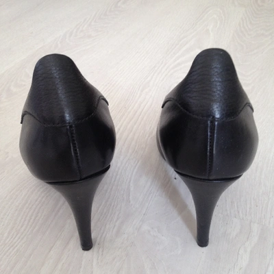 Pre-owned Comptoir Des Cotonniers Leather Heels In Black
