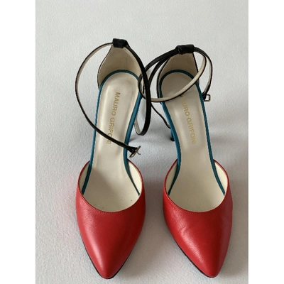 Pre-owned Mauro Grifoni Leather Heels
