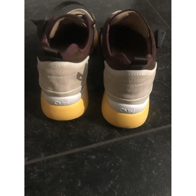 Pre-owned Chloé Sonnie Brown Cloth Trainers