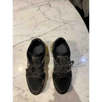 Pre-owned Fendi Black Rubber Trainers
