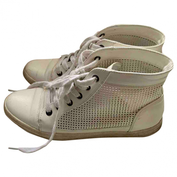 calvin klein white trainers