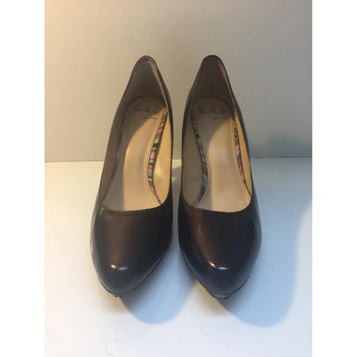 Pre-owned Paul Smith Leather Heels In Purple