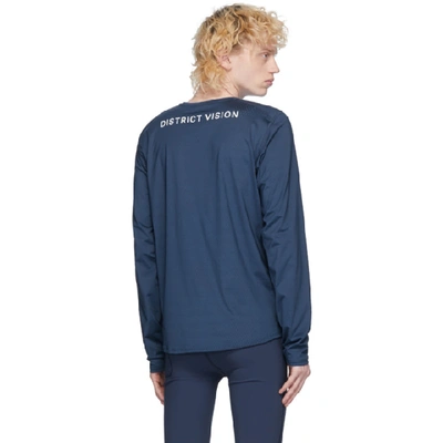 Shop District Vision Blue Air-wear Long Sleeve T-shirt