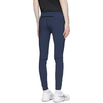 Shop District Vision Navy Lono Tights In Grey