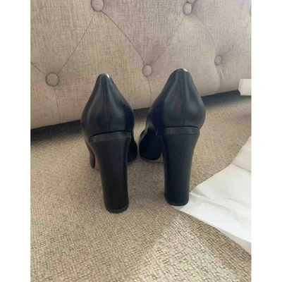 Pre-owned Valentino Garavani Tango Leather Heels In Black