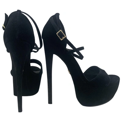 Pre-owned Kurt Geiger Black Suede Heels