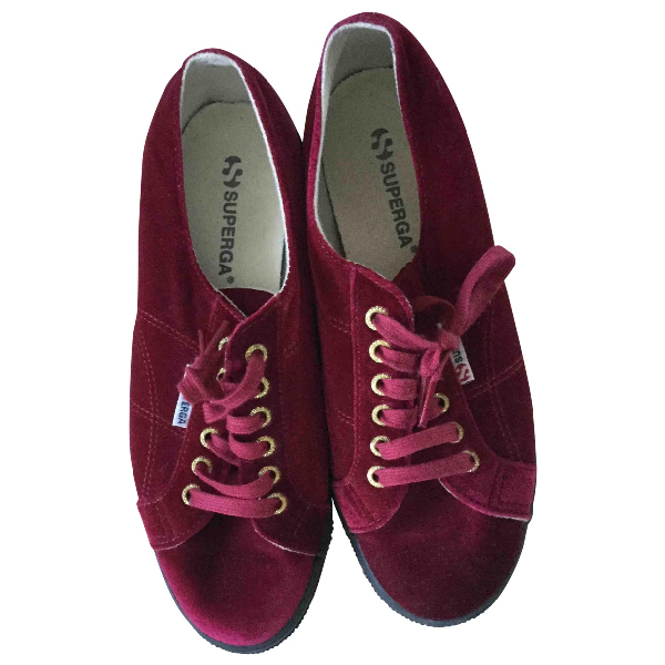 superga red velvet