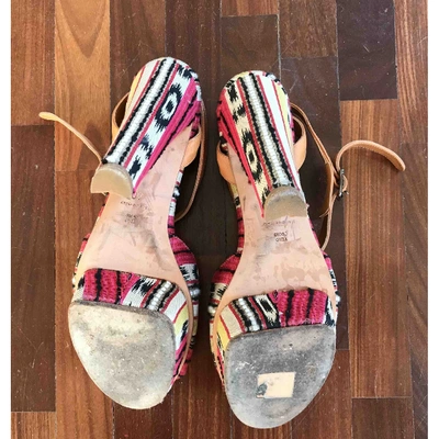 Pre-owned Carven Multicolour Cloth Sandals