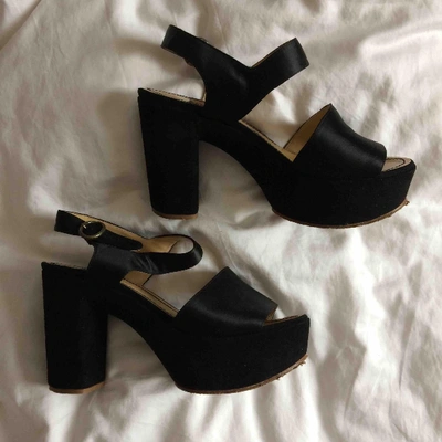 Pre-owned See By Chloé Sandals In Black