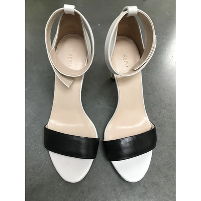 Pre-owned Joseph Leather Sandals In White