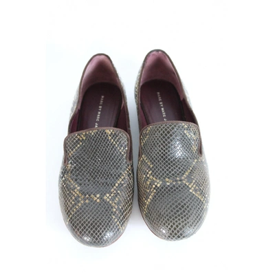 Pre-owned Marc By Marc Jacobs Leather Ballet Flats In Brown