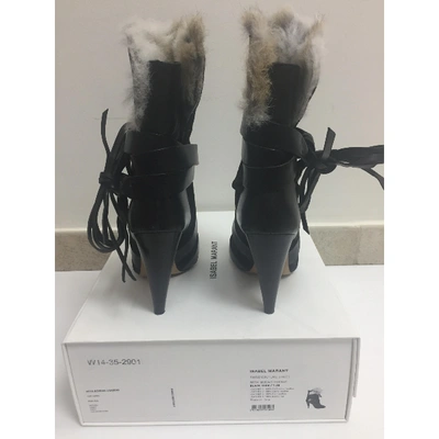 Pre-owned Isabel Marant Ankle Boots In Black