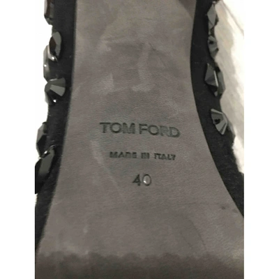 Pre-owned Tom Ford Heels In Black