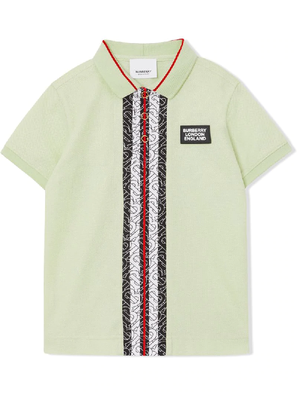 burberry polo kids green