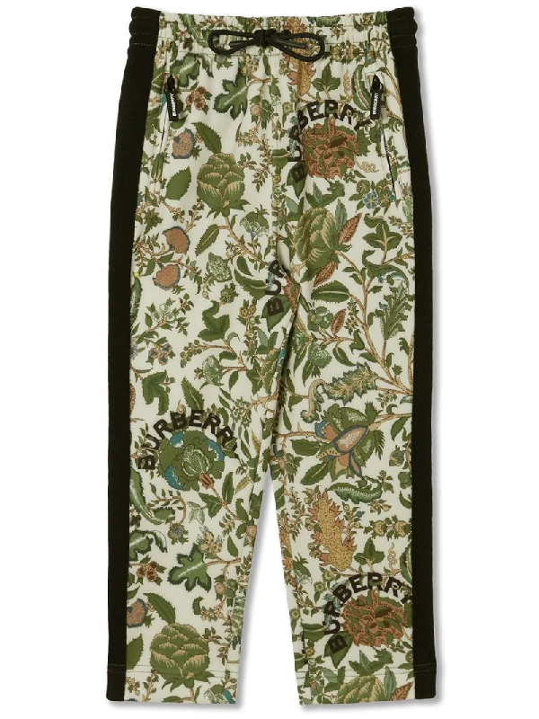 burberry print trousers