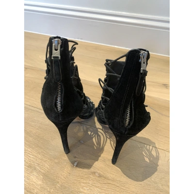 Pre-owned B Brian Atwood Leather Sandals In Black