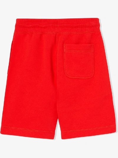 Shop Burberry Shorts Mit Logo In Red