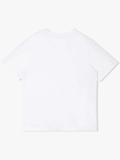 Shop Burberry T-shirt Mit Logo-print In White