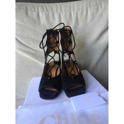 Pre-owned Chloé Sandal In Black