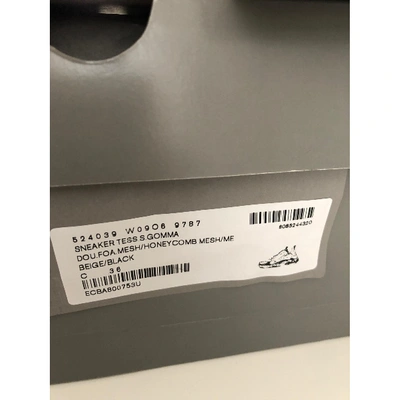 Pre-owned Balenciaga Triple S Grey Cloth Trainers