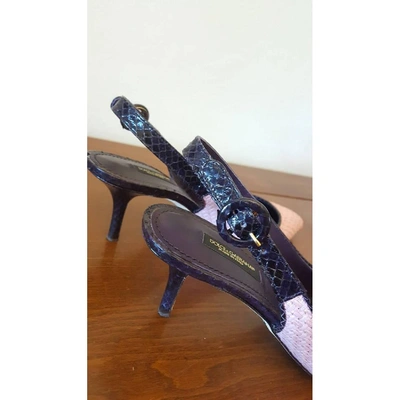 Pre-owned Dolce & Gabbana Heels In Pink
