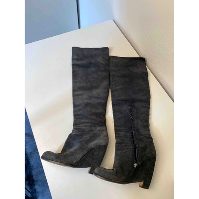 Pre-owned Philosophy Di Alberta Ferretti Boots In Blue