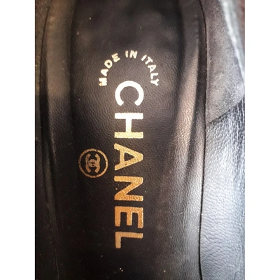 Pre-owned Chanel Heels In Black