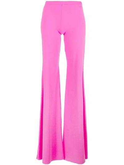 Shop Vetements Florescent Evening Bootcut Trousers In Pink