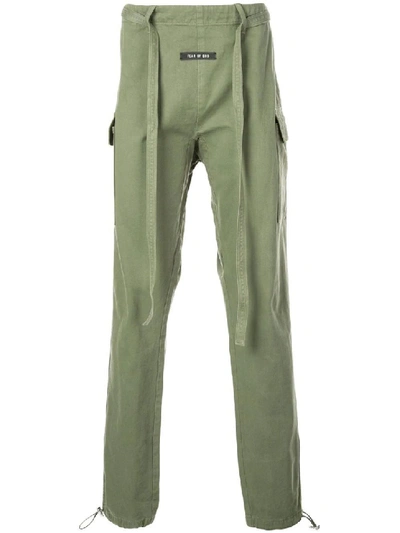 Shop Fear Of God Army Green Jiujitsu Pant In Neutrals