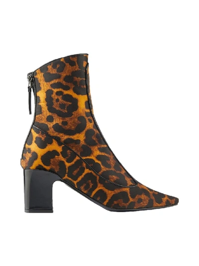 Shop Fabrizio Viti Timeless Leopard-print Boots In Black