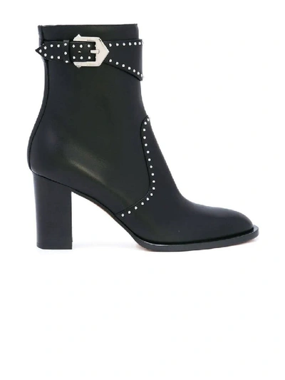 Shop Givenchy Studded Ankle Boot In Black