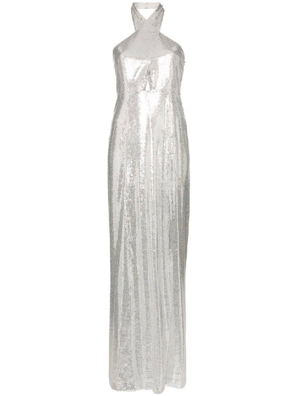 galvan silver gown