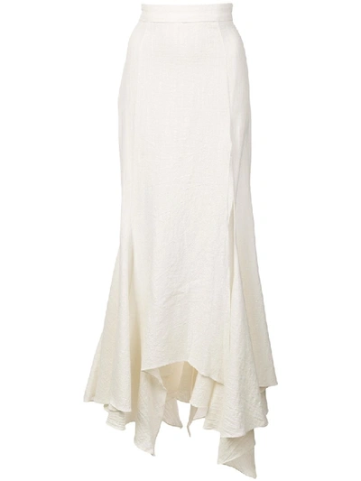 Shop Juan Carlos Obando Vermont Skirt In White