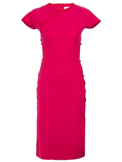 Shop Marcia Fushia Tchikiboum Dress In Pink