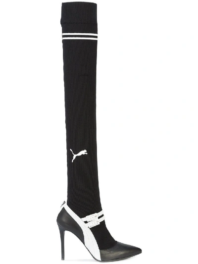 Shop Puma Fenty X  Mary Jane High Heel In Black