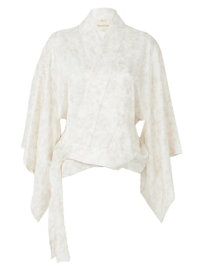 Shop Chufy Hand-embroidered Nibushiki Jacket In White