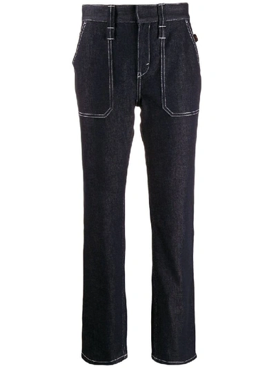 Shop Chloé High Waisted Jeans In Black