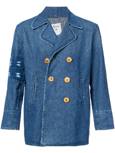 Shop United Rivers Mississippi River Peacoat In Blue