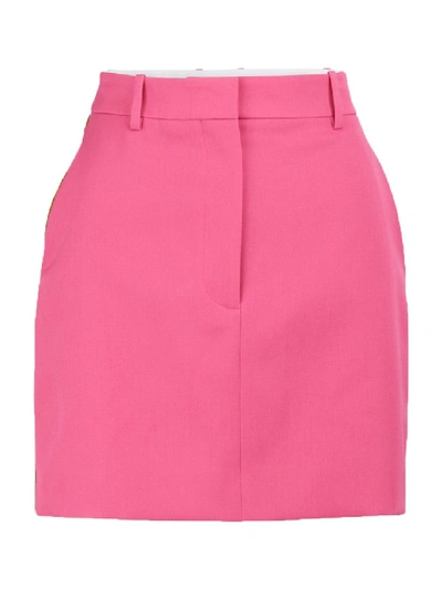 Shop Calvin Klein 205w39nyc Side-stripe Mini Skirt In Pink