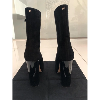 Pre-owned Dsquared2 Ankle Boots In Black