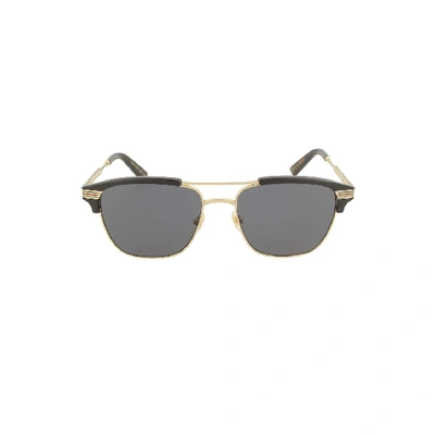 Shop Gucci Sunglasses Gg0241s In Grey