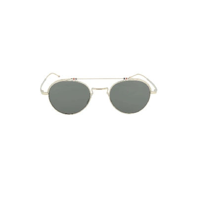 Shop Thom Browne Sunglasses Tbs912 In Grey